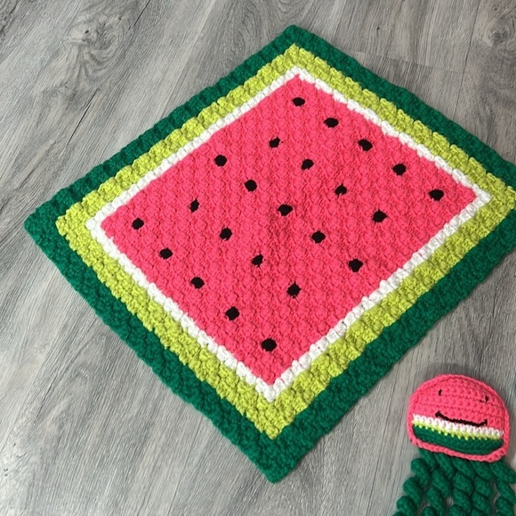 Handmade, baby,  watermelon photo shoot set - Picture 4 of 7